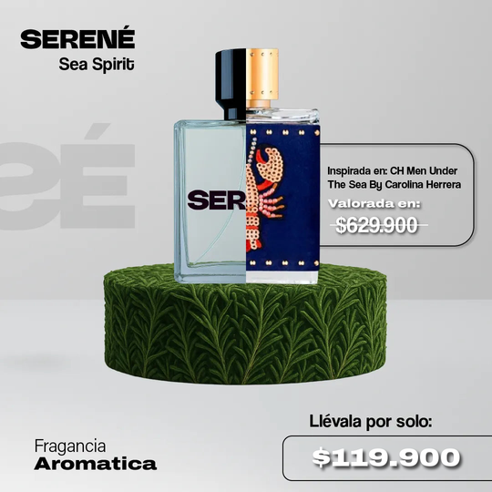 Serené Le Parfum S072 - Inspirada en CH Men Under The Sea por Carolina Herrera