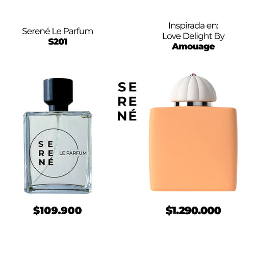 Serené S201 Inspirada en Love Delight By Amouage (Kit 50 ML)