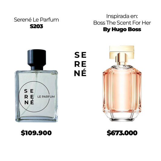 Serené S203 Inspirada en Boss The Scent For Her By Hugo Boss (Kit 50 ML)
