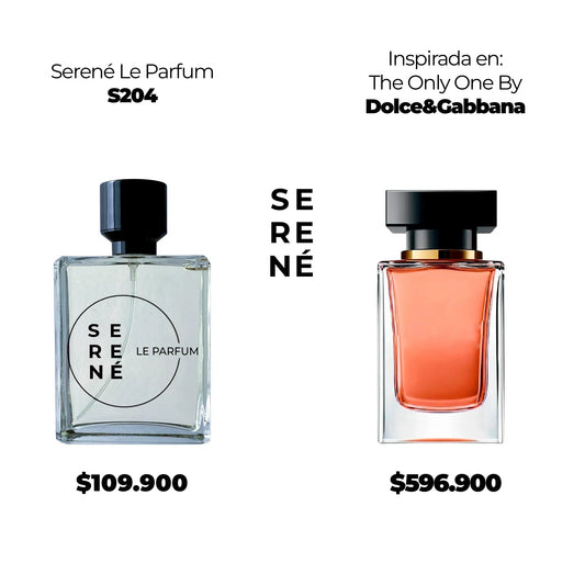 Serené S204 Inspirada en The Only One By Dolce&Gabbana (Kit 50 ML)