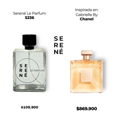 Serené S236 Inspirada en Gabrielle By Chanel (50 ML POR 168)