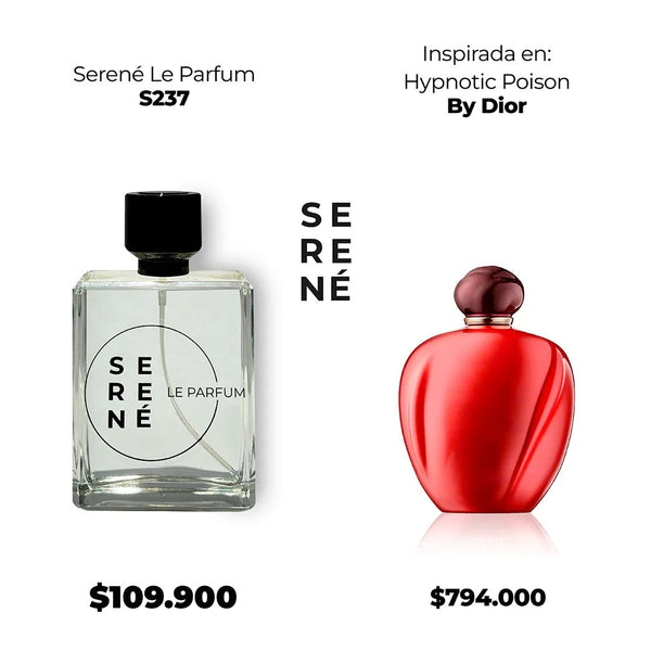 Serené S237 Inspirada en Hypnotic Poison By Dior (Kit 50 ml)