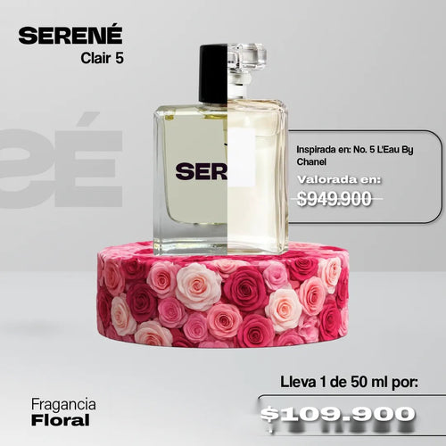 Serené S238 Inspirada en No. 5 L’Eau By Chanel (Kit 50 ml)