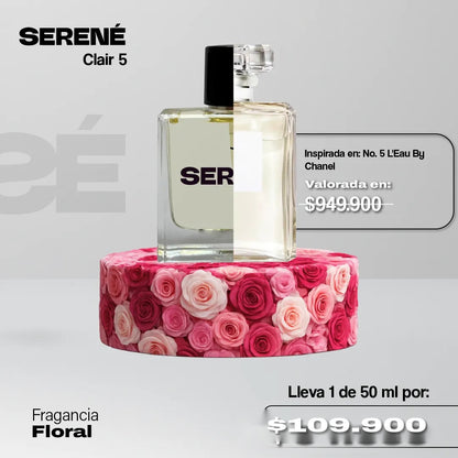 Serené S238 Inspirada en No. 5 L’Eau By Chanel (Kit 50 ml)