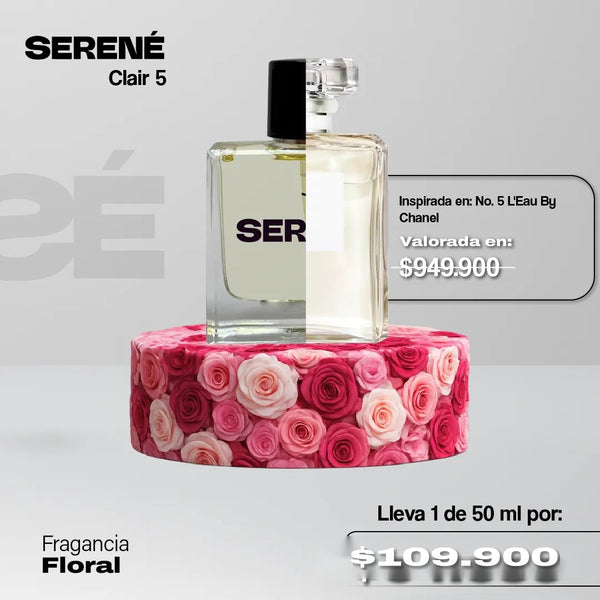 Serené S238 Inspirada en No. 5 L’Eau By Chanel (Kit 50 ml)