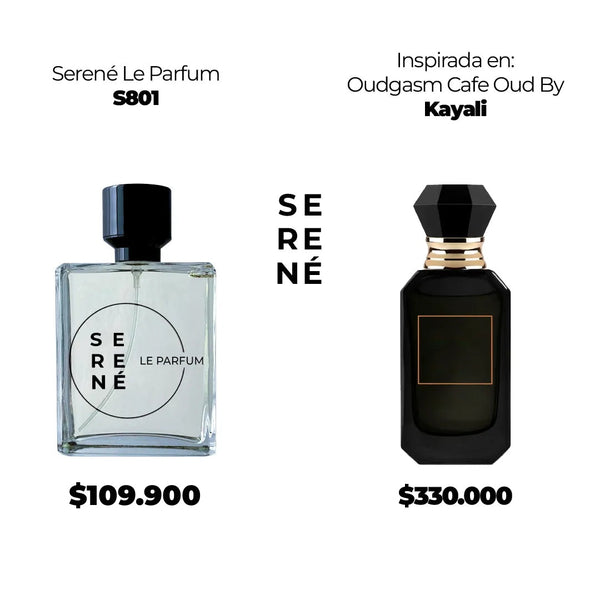 Serené S801 Inspirada en Oudgasm Cafe Oud By Kayali (Kit 50 ML)