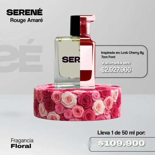 Serené S838 Inspirada en Lost Cherry By Tom Ford (Kit 50 ml)