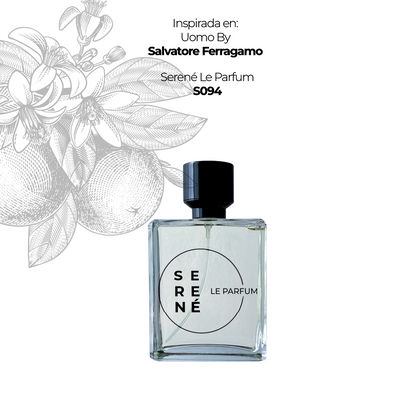 Serene Le Parfum S094 Inspirada en: Uomo By Salvatore Ferragamo (Kit 50 ML)