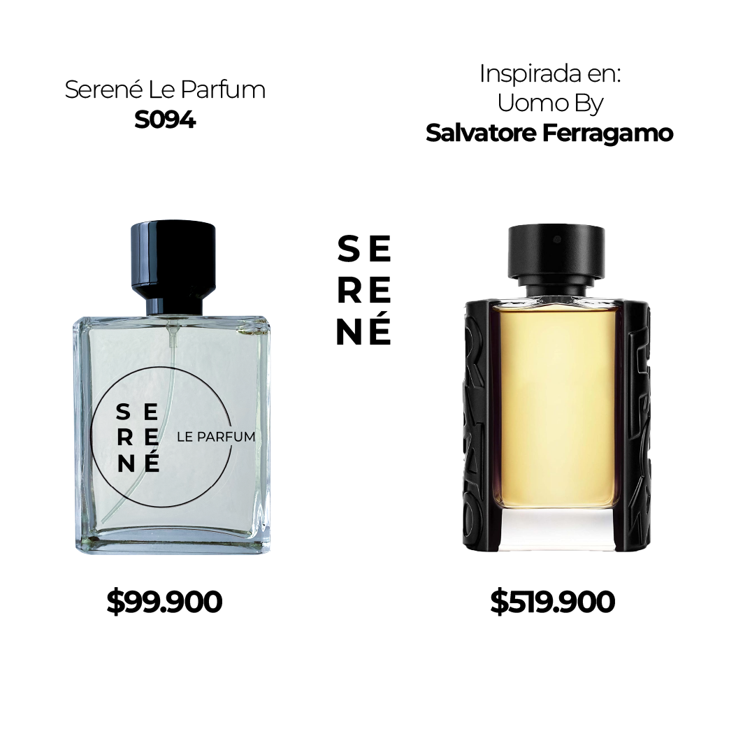 Serene Le Parfum S094 Inspirada en: Uomo By Salvatore Ferragamo (Kit 50 ML)